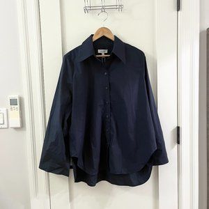 Cos Midnight Blue Button-Down